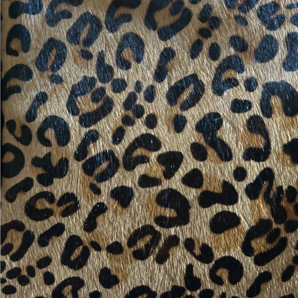 FOSSIL  Women's Memoir Satchel - Leopard Print with Black Accents-NWR - Picture 3 of 12